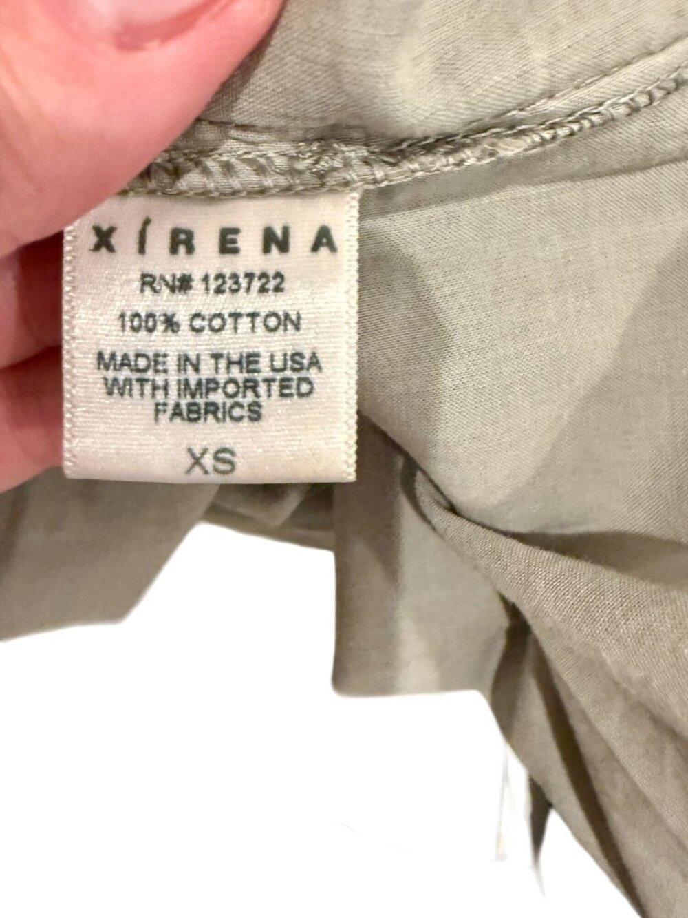 Xirena Kayde Shirt in Parchment Ruffles - Size XS - Picture 5 of 7